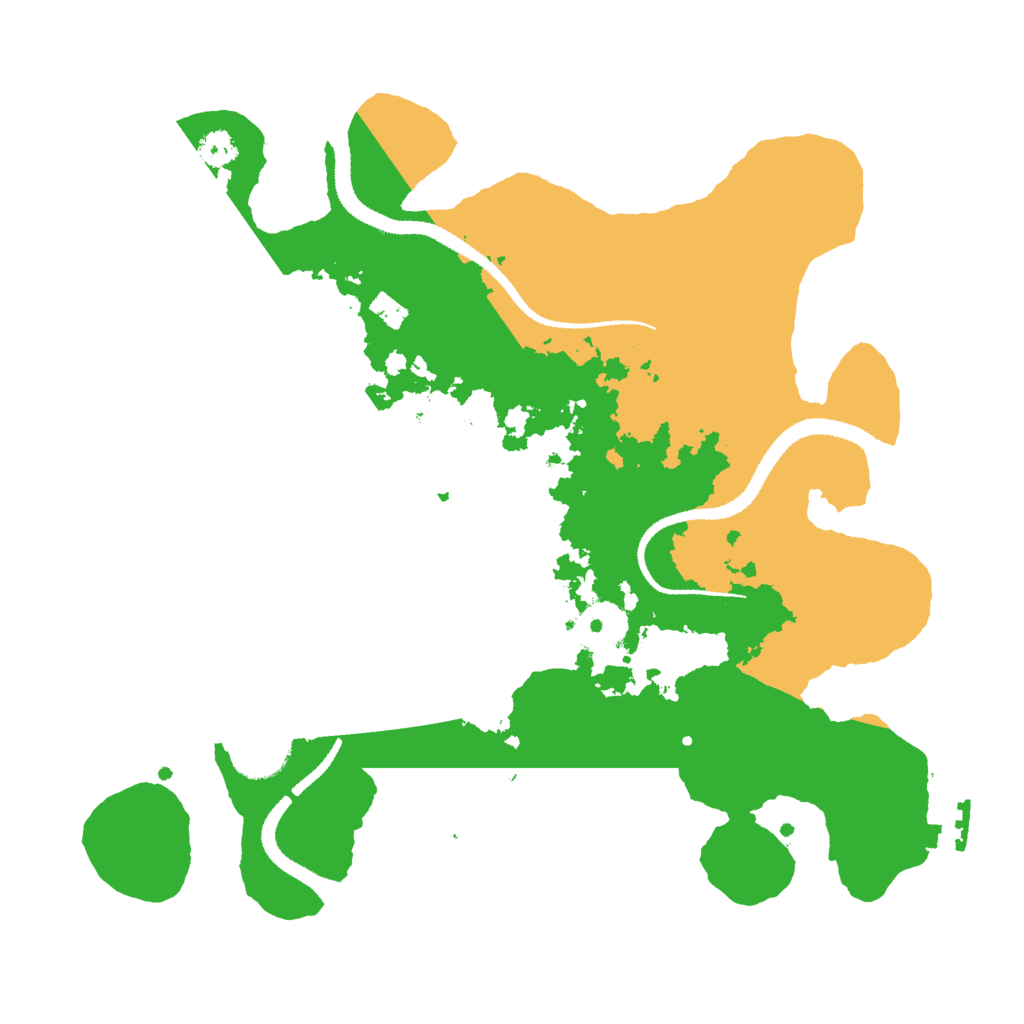 Biome Rust Map: Procedural Map, Size: 3000, Seed: 507911