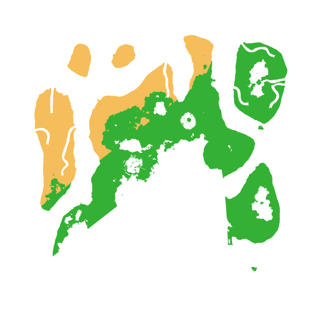 Biome Rust Map: Procedural Map, Size: 3000, Seed: 410901