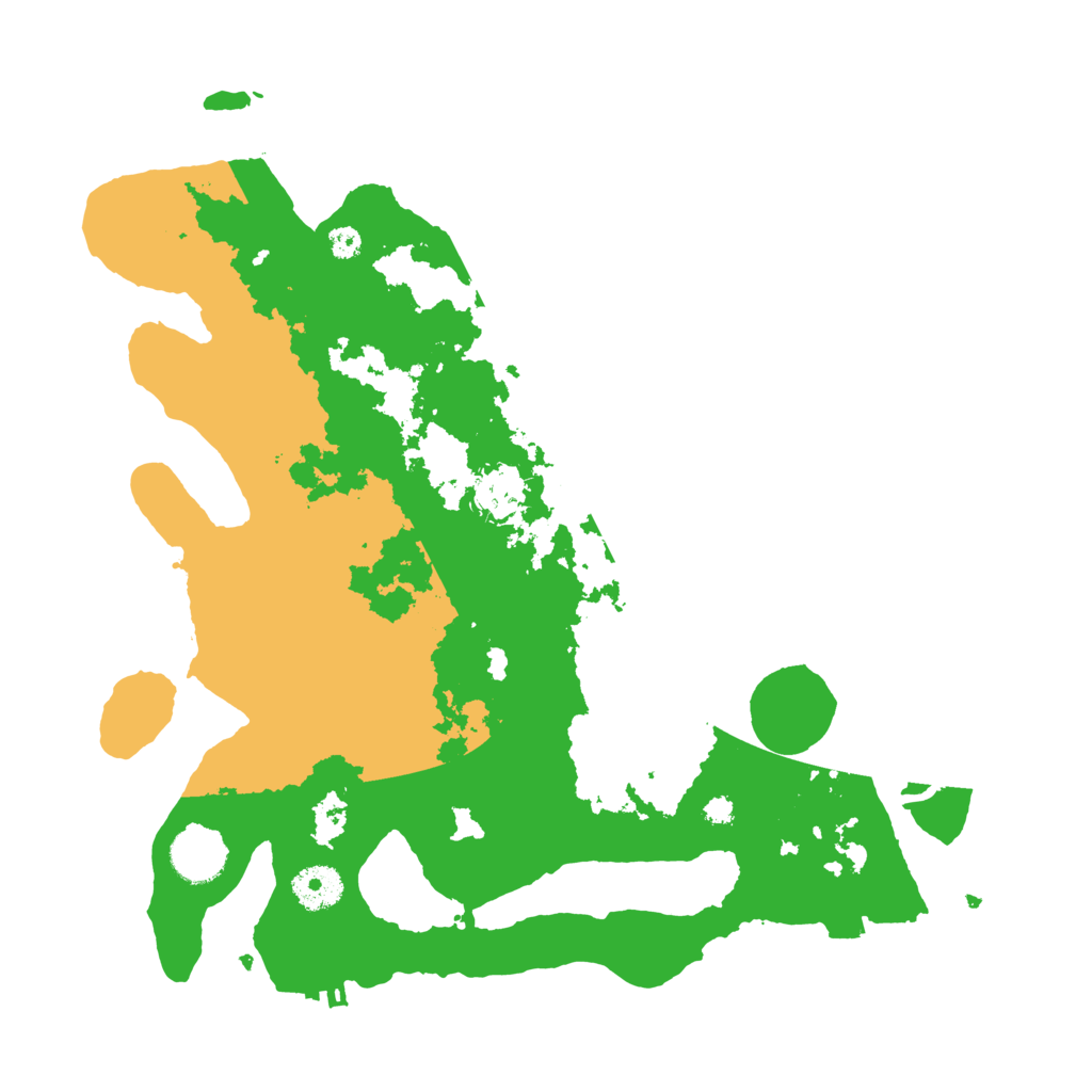 Biome Rust Map: Procedural Map, Size: 3500, Seed: 4125