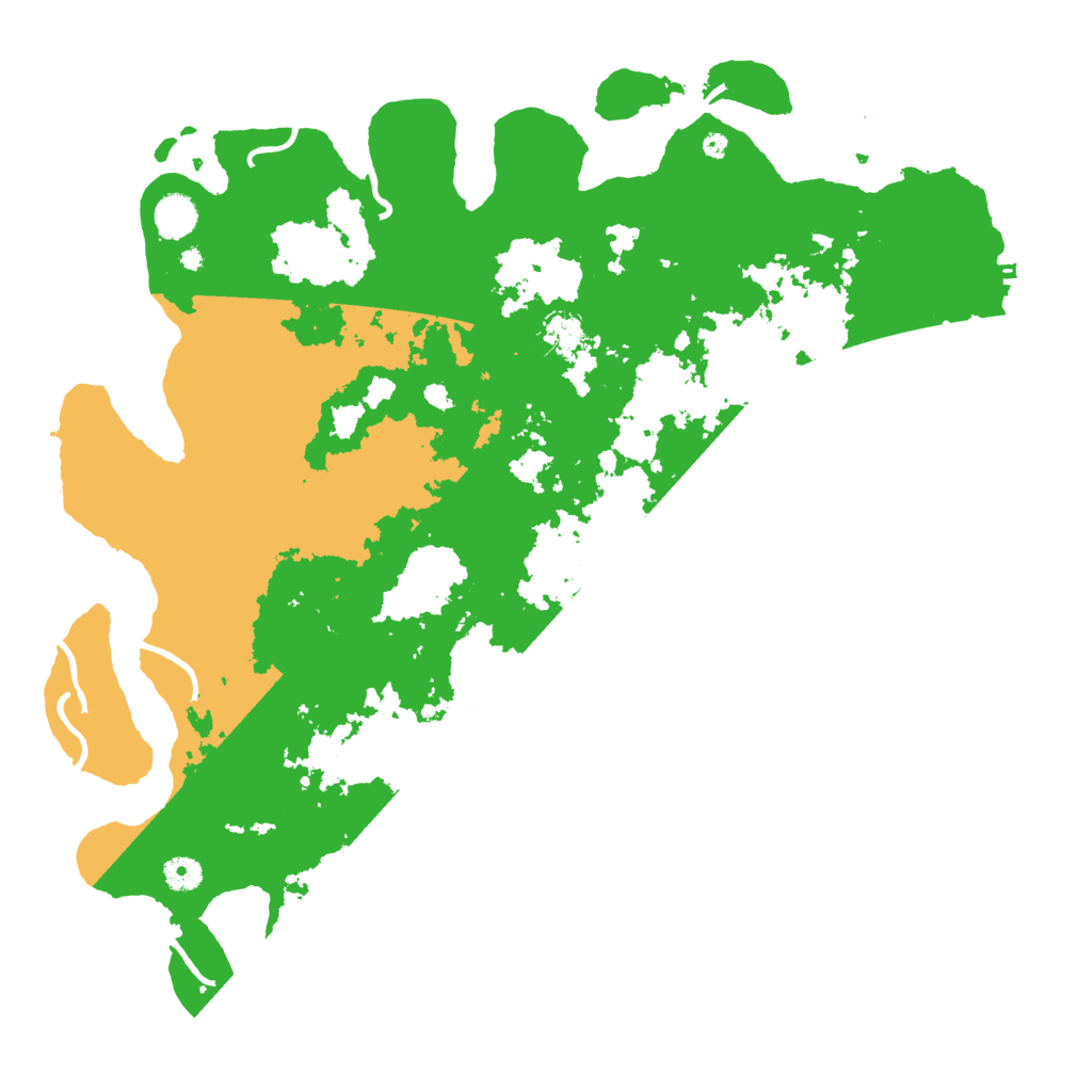 Biome Rust Map: Procedural Map, Size: 4500, Seed: 97674