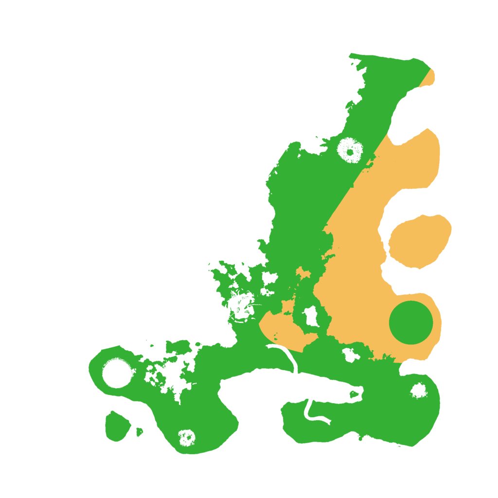 Biome Rust Map: Procedural Map, Size: 3000, Seed: 792168