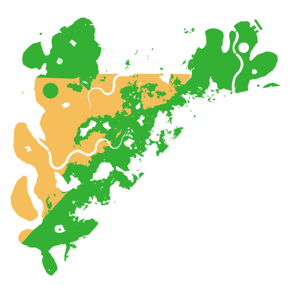 Biome Rust Map: Procedural Map, Size: 5000, Seed: 97674
