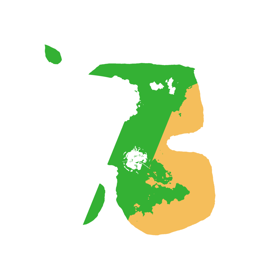 Biome Rust Map: Barren, Size: 2100, Seed: 12345