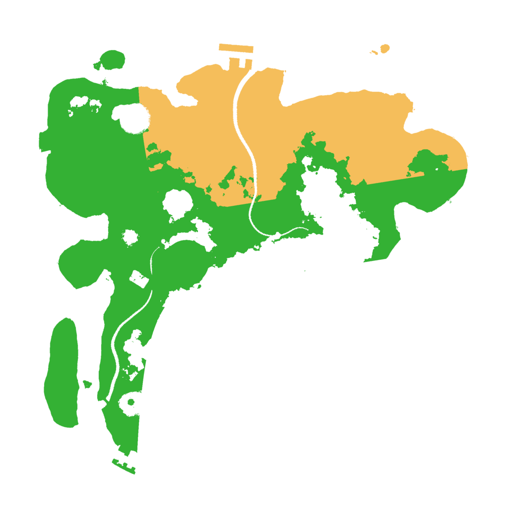 Biome Rust Map: Procedural Map, Size: 3000, Seed: 1315