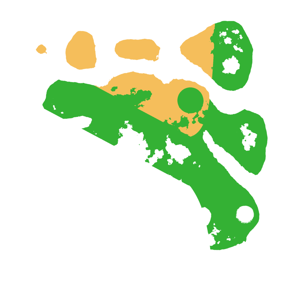 Biome Rust Map: Barren, Size: 3000, Seed: 220640