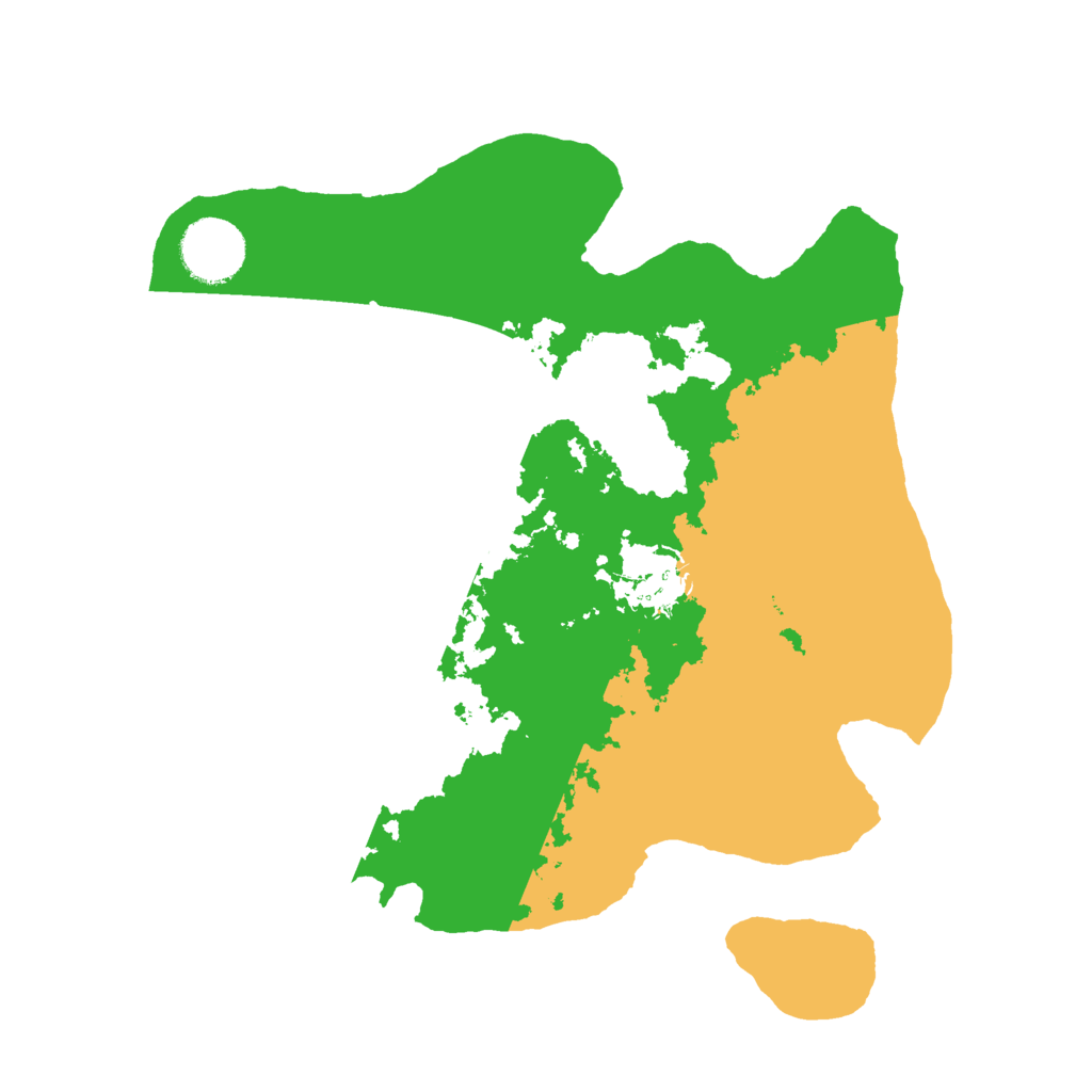 Biome Rust Map: Barren, Size: 3000, Seed: 964026