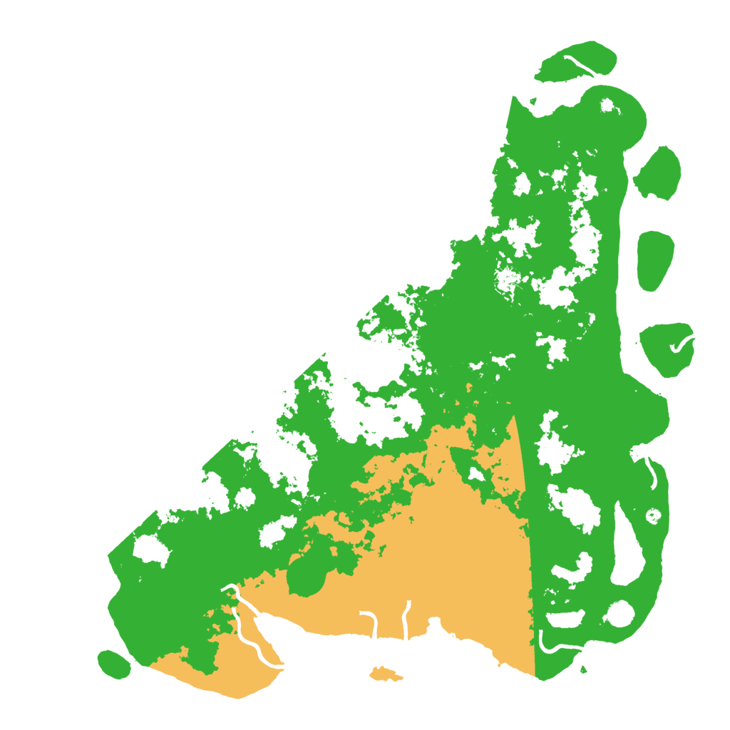 Biome Rust Map: Procedural Map, Size: 5000, Seed: 97675