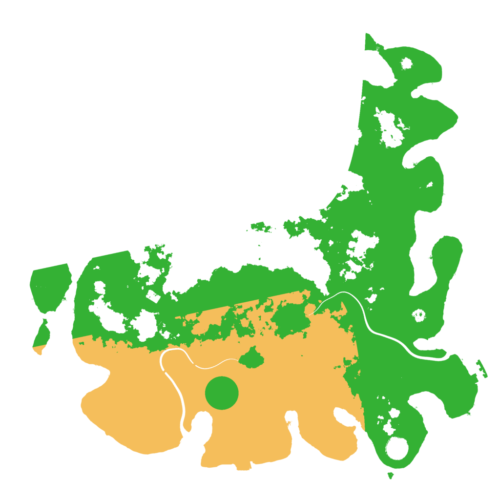 Biome Rust Map: Procedural Map, Size: 3950, Seed: 1636631147