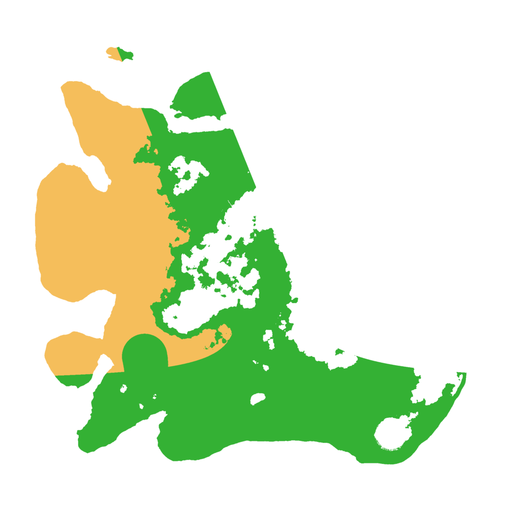 Biome Rust Map: Barren, Size: 3000, Seed: 827680