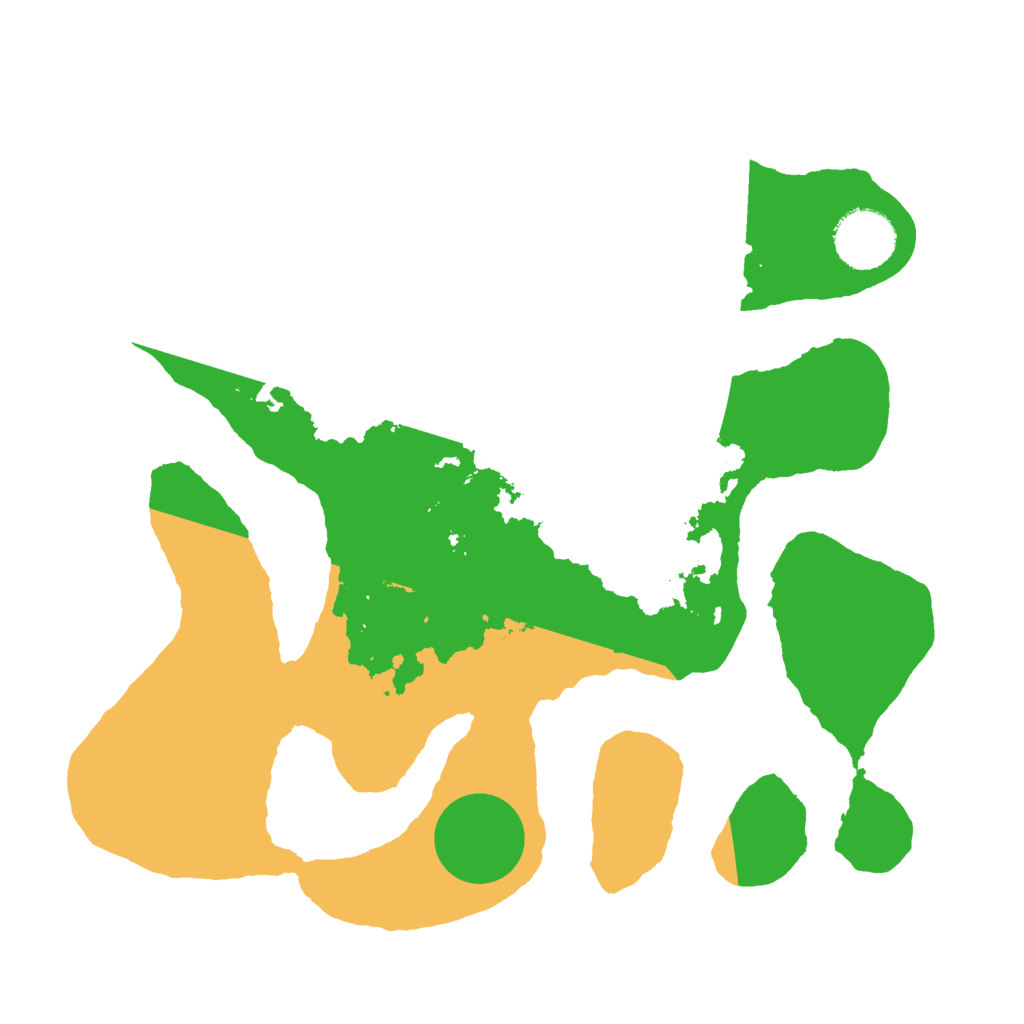 Biome Rust Map: Barren, Size: 3000, Seed: 425463