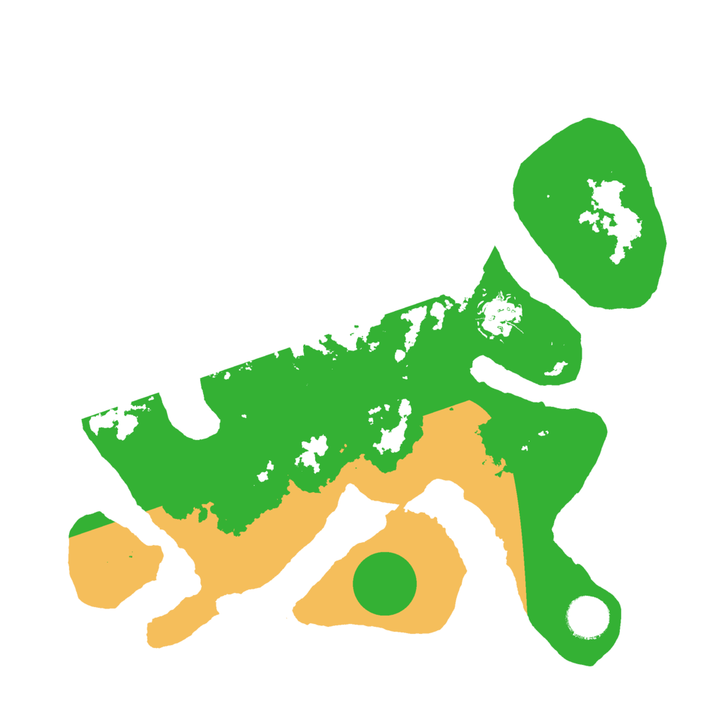 Biome Rust Map: Barren, Size: 3000, Seed: 891672