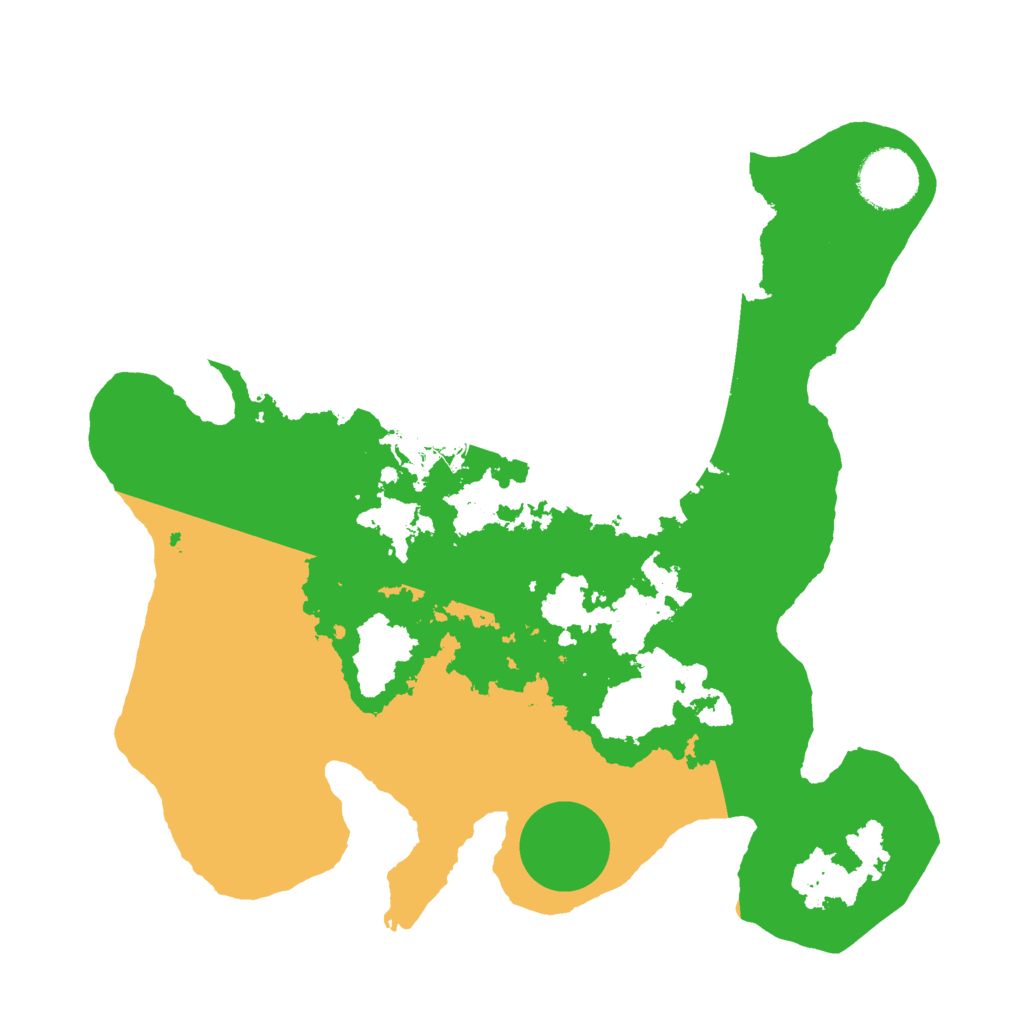Biome Rust Map: Barren, Size: 3000, Seed: 289854
