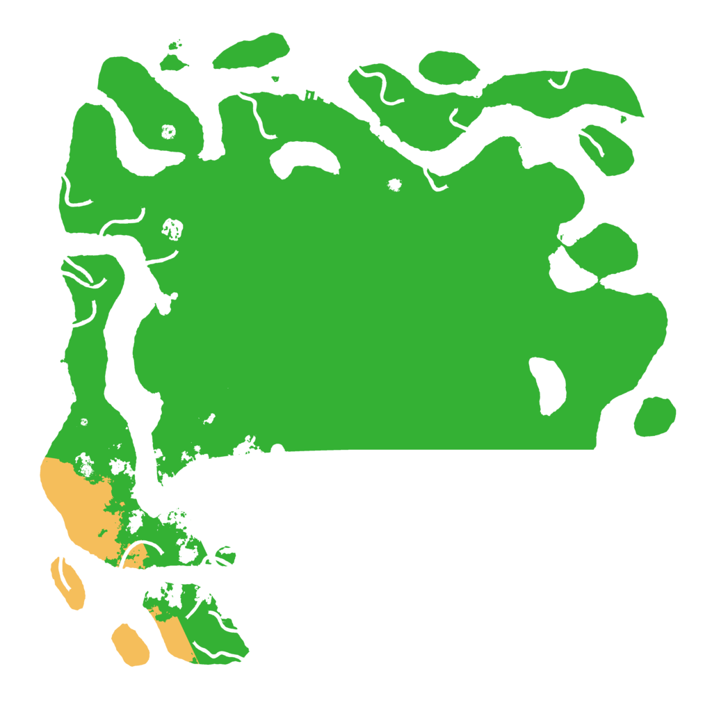 Biome Rust Map: Procedural Map, Size: 5000, Seed: 54939