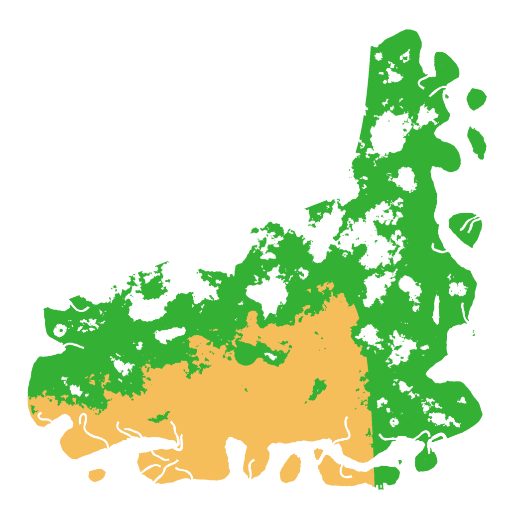 Biome Rust Map: Procedural Map, Size: 6000, Seed: 14738