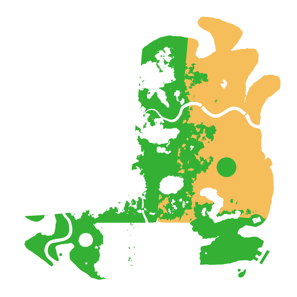 Biome Rust Map: Procedural Map, Size: 4000, Seed: 93099914