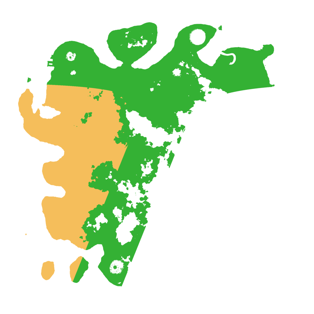 Biome Rust Map: Procedural Map, Size: 3500, Seed: 2103592