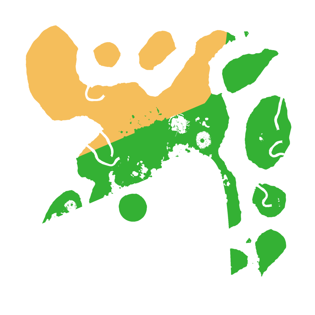 Biome Rust Map: Procedural Map, Size: 3000, Seed: 8167267