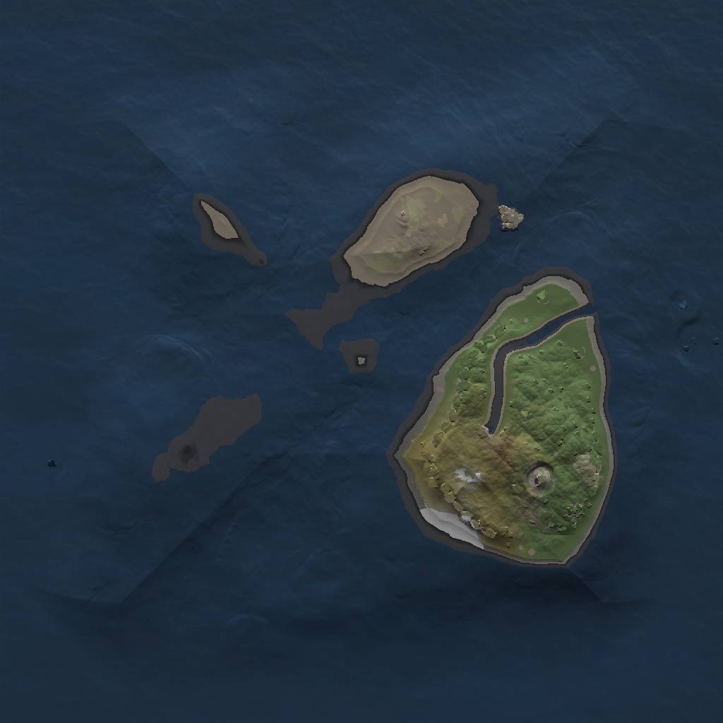 Rust Map: Procedural Map, Size: 1500, Seed: 1529698223, 4 Monuments