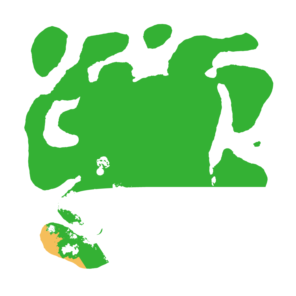 Biome Rust Map: Barren, Size: 3500, Seed: 1960486554