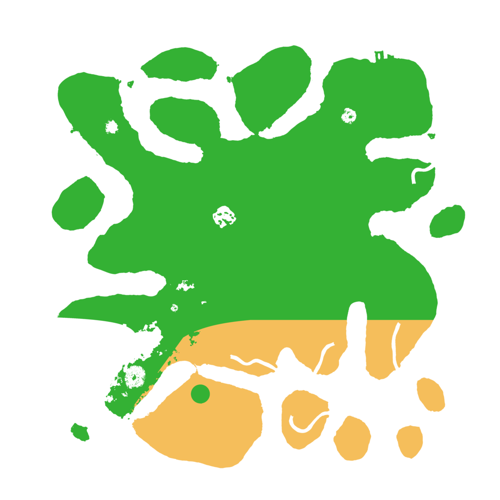 Biome Rust Map: Procedural Map, Size: 3500, Seed: 7354912