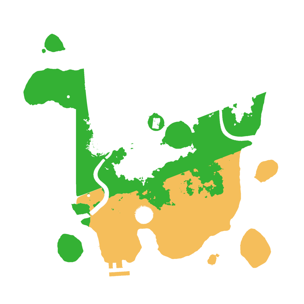 Biome Rust Map: Procedural Map, Size: 3000, Seed: 110206586