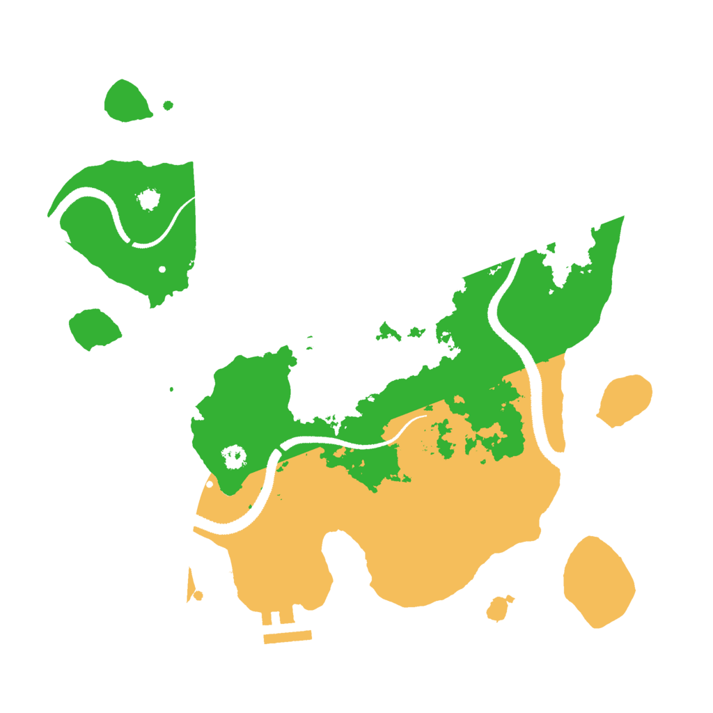 Biome Rust Map: Procedural Map, Size: 3000, Seed: 110206586