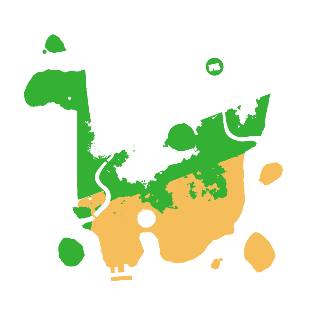 Biome Rust Map: Procedural Map, Size: 3000, Seed: 110206586
