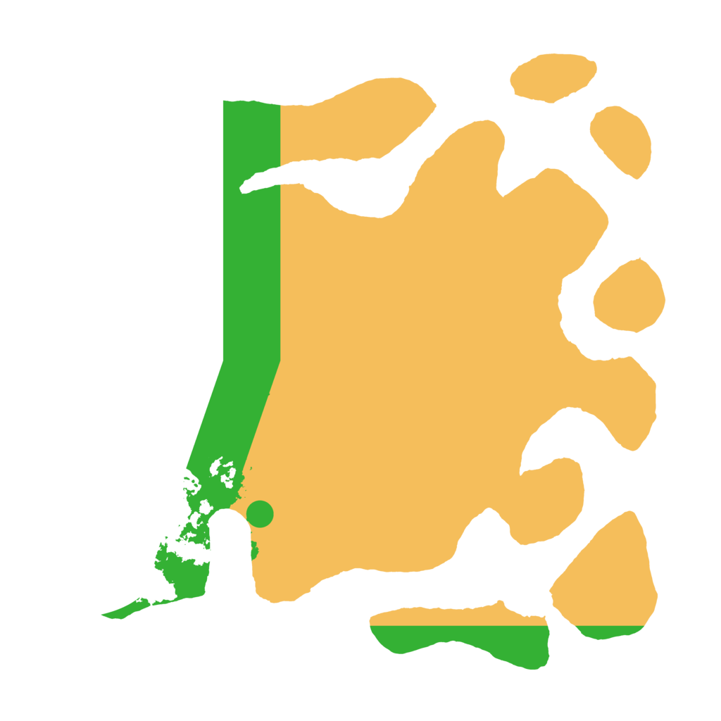 Biome Rust Map: Barren, Size: 3500, Seed: 1501