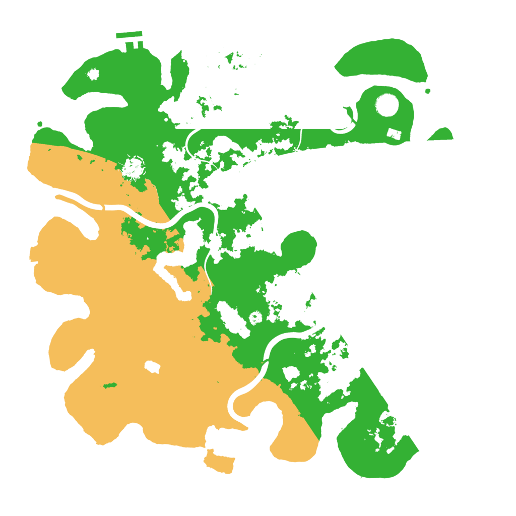 Biome Rust Map: Procedural Map, Size: 4000, Seed: 2545