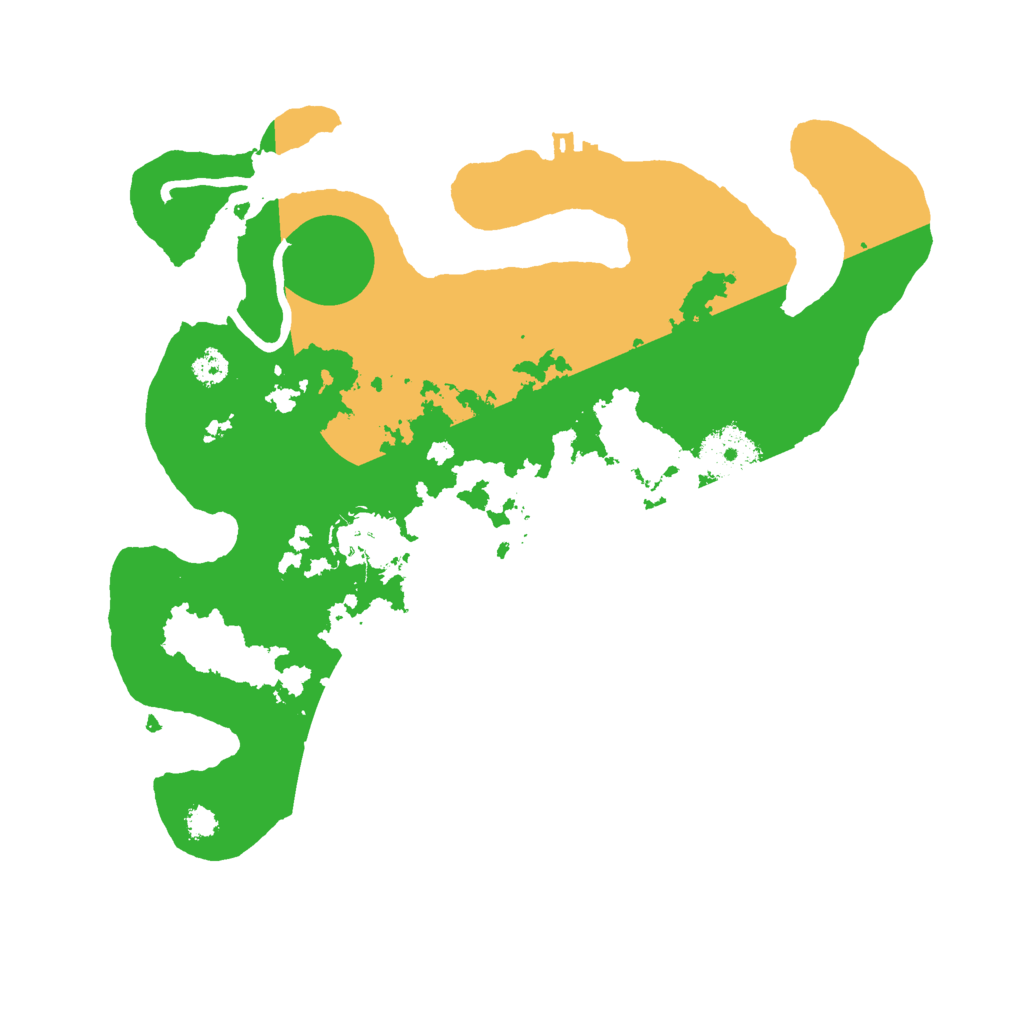 Biome Rust Map: Procedural Map, Size: 3000, Seed: 8988