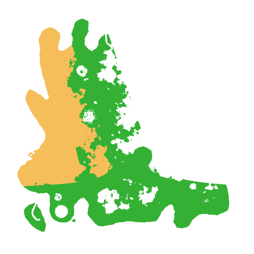 Biome Rust Map: Procedural Map, Size: 3500, Seed: 5346