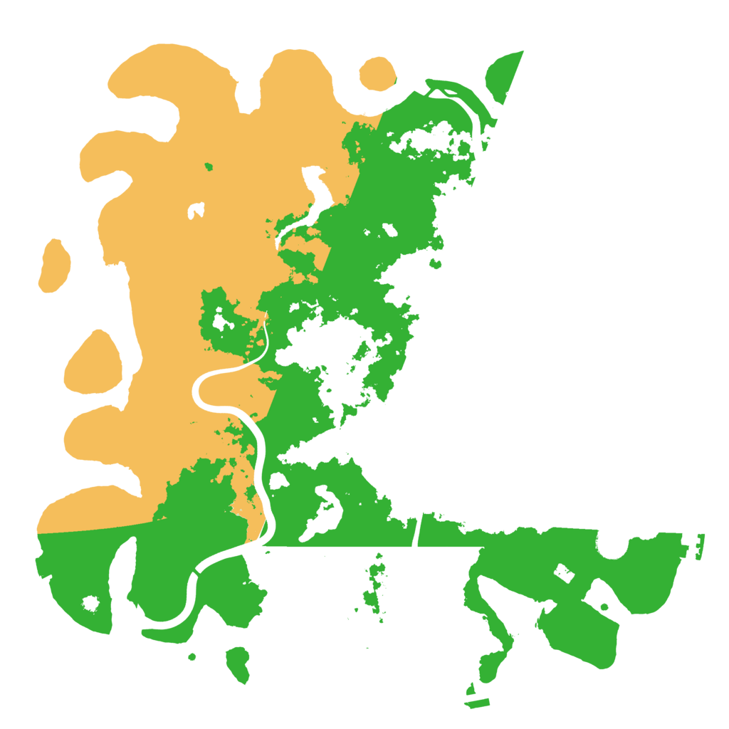 Biome Rust Map: Procedural Map, Size: 4000, Seed: 223523