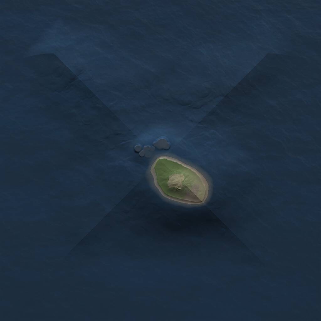 Rust Map: Procedural Map, Size: 1000, Seed: 1783828318, 1 Monuments