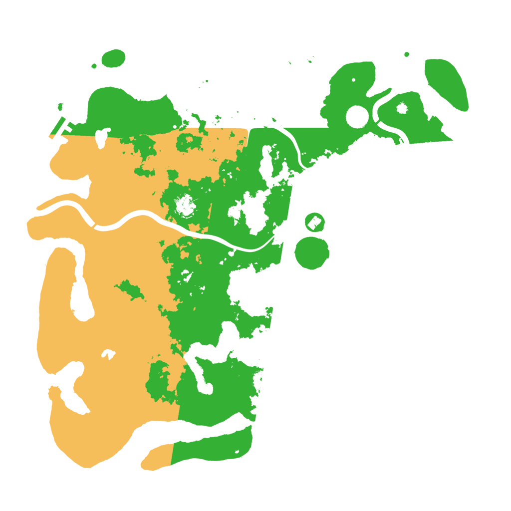 Biome Rust Map: Procedural Map, Size: 4200, Seed: 75466