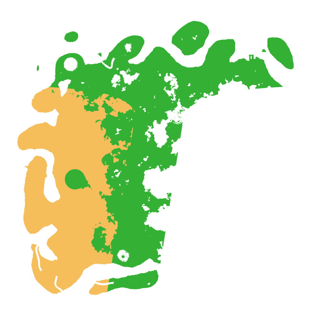 Biome Rust Map: Procedural Map, Size: 4200, Seed: 75466