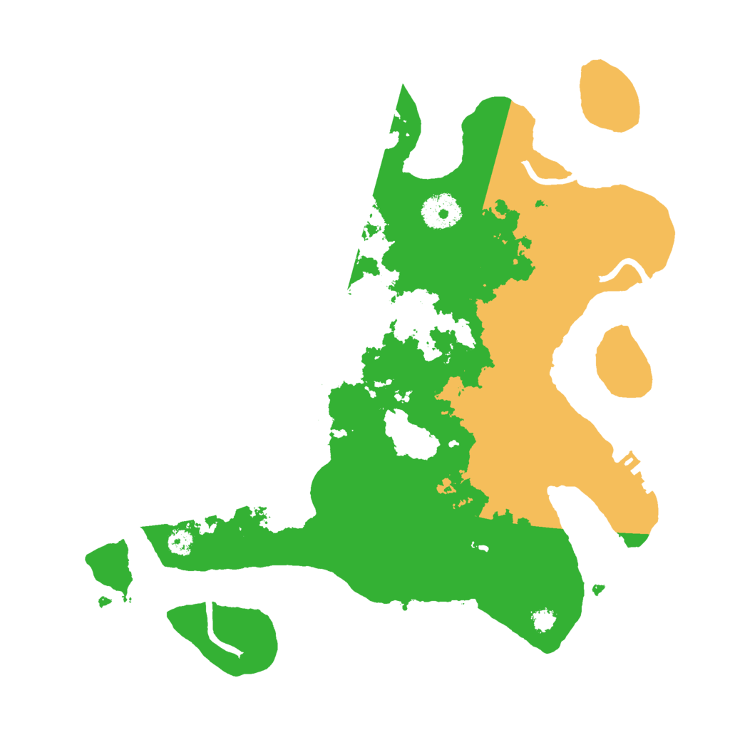 Biome Rust Map: Procedural Map, Size: 3000, Seed: 186479