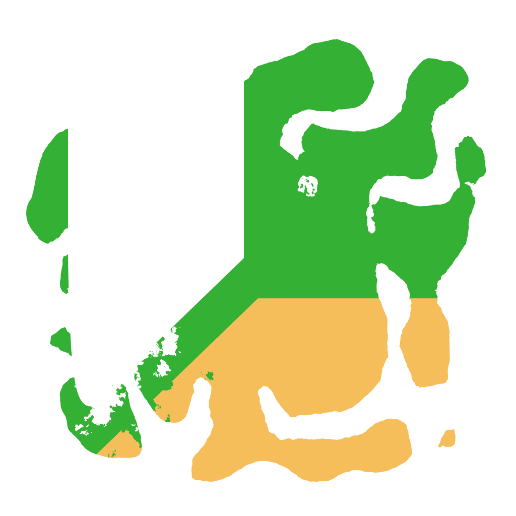 Biome Rust Map: Barren, Size: 3700, Seed: 1411527547