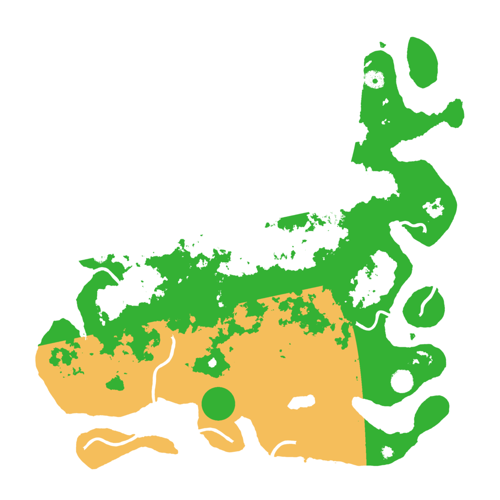 Biome Rust Map: Procedural Map, Size: 3950, Seed: 1191172821