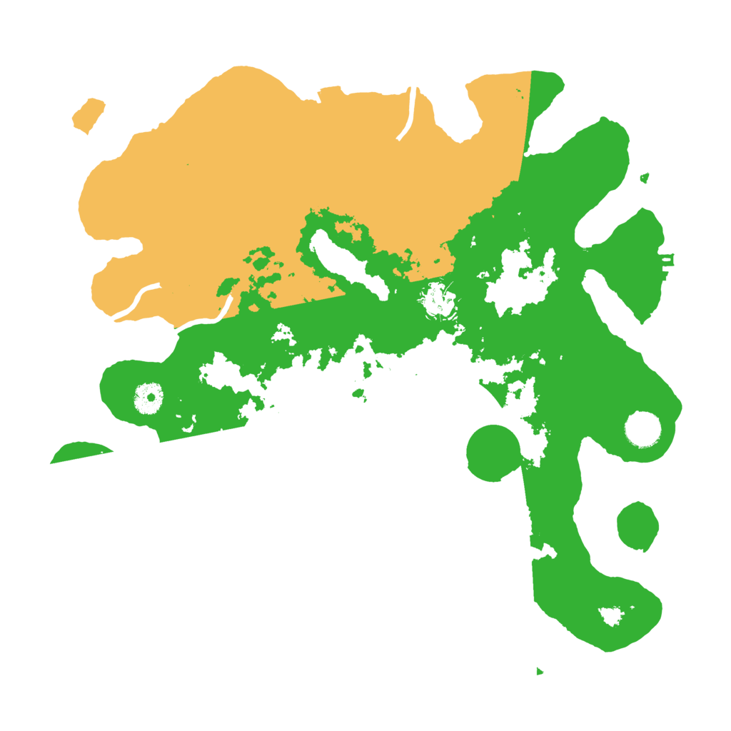 Biome Rust Map: Procedural Map, Size: 3600, Seed: 182457