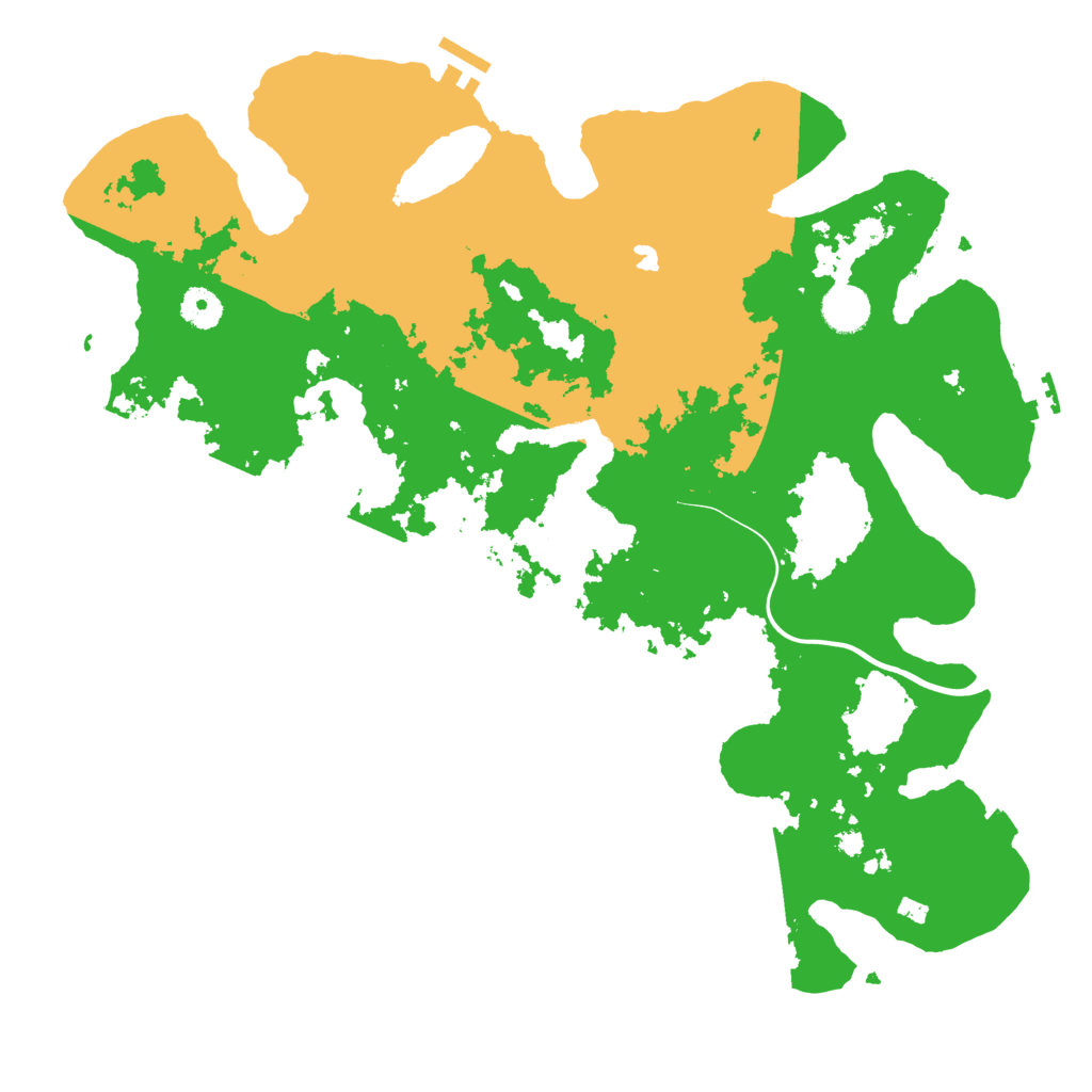 Biome Rust Map: Procedural Map, Size: 4000, Seed: 886172