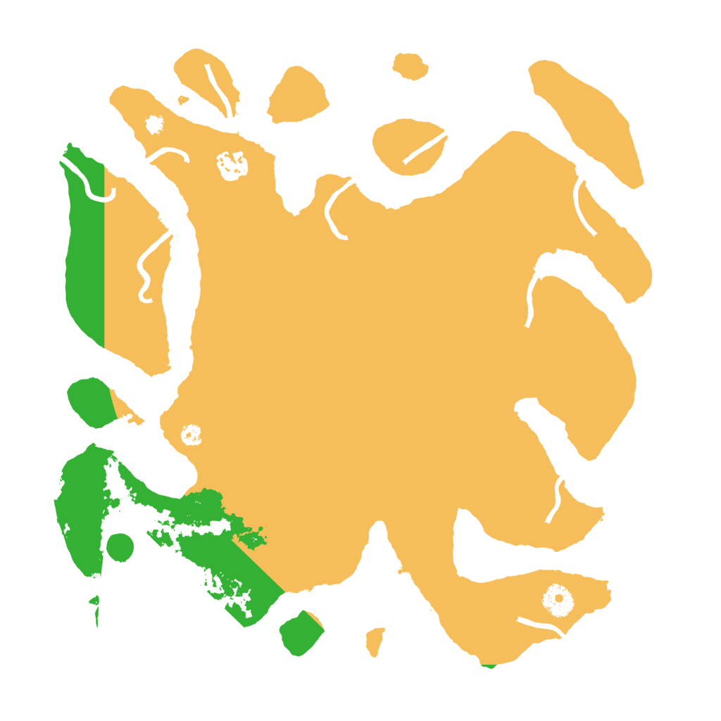 Biome Rust Map: Procedural Map, Size: 3500, Seed: 413965379