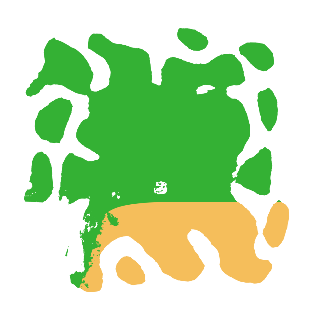 Biome Rust Map: Barren, Size: 3500, Seed: 1995234816