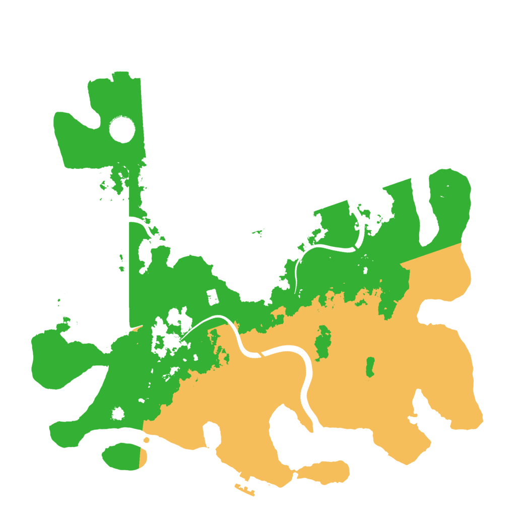 Biome Rust Map: Procedural Map, Size: 3600, Seed: 531782779