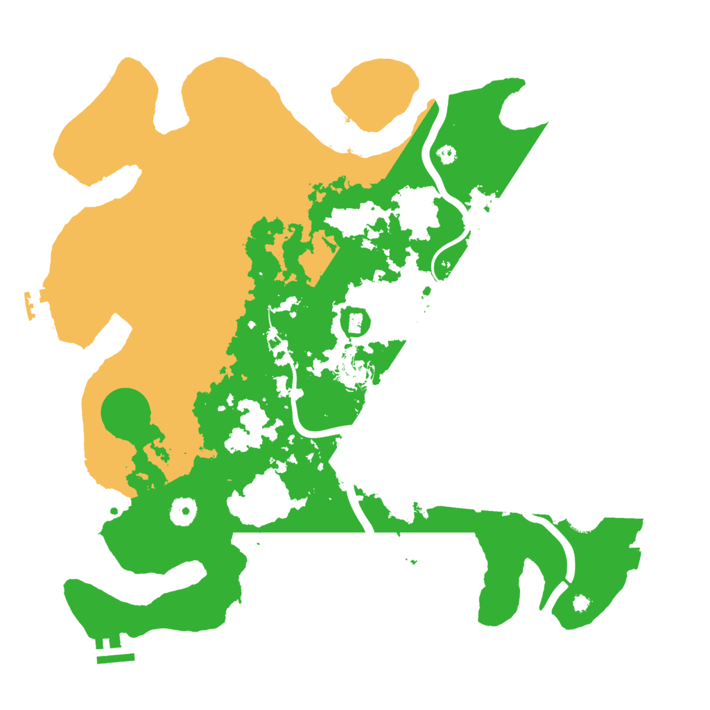 Biome Rust Map: Procedural Map, Size: 3800, Seed: 522544906