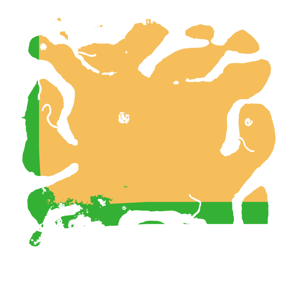 Biome Rust Map: Procedural Map, Size: 3800, Seed: 987654321