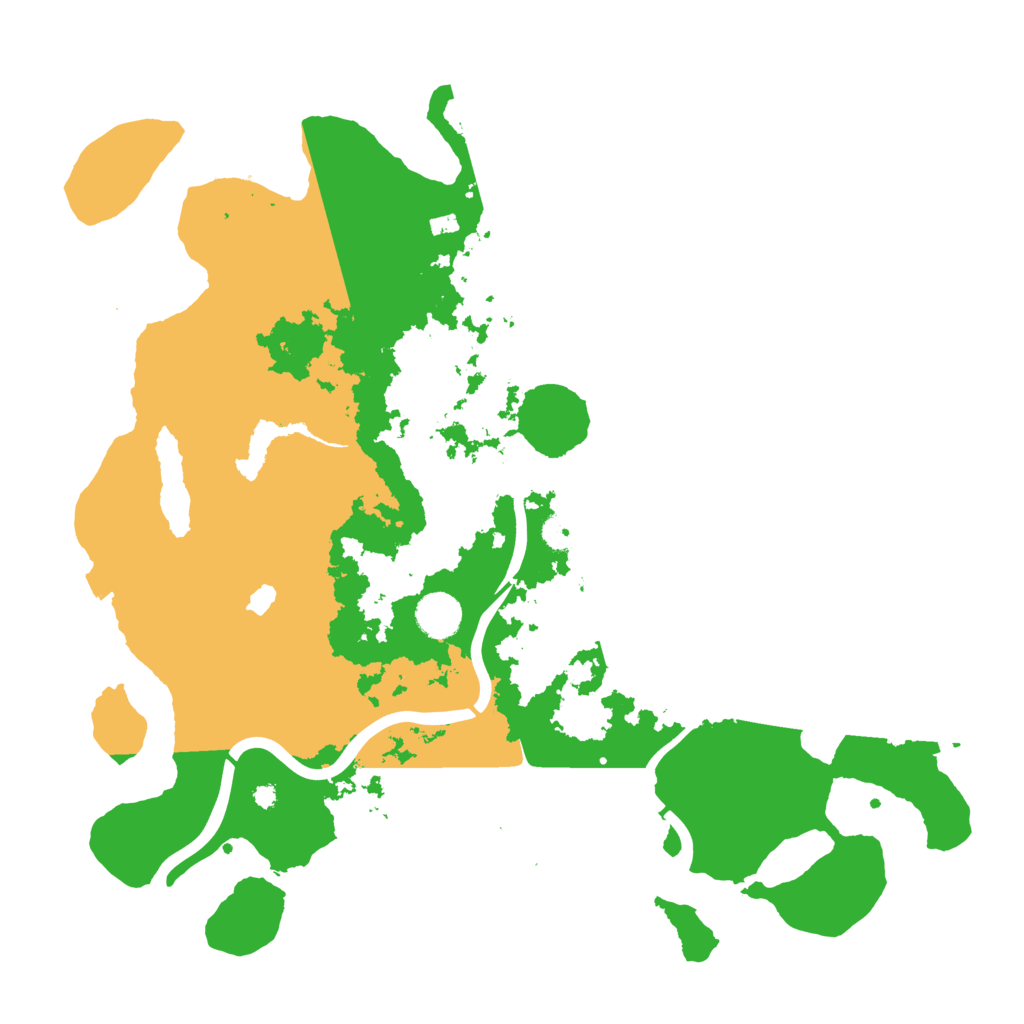 Biome Rust Map: Procedural Map, Size: 4000, Seed: 322109