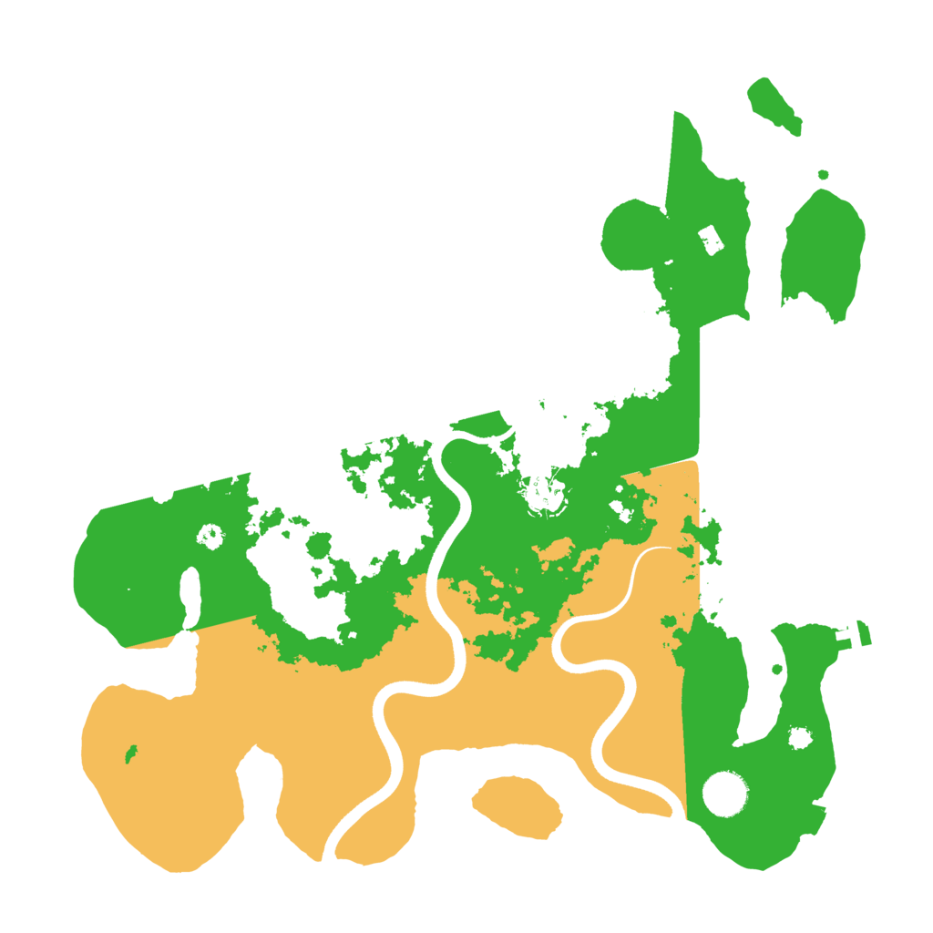 Biome Rust Map: Procedural Map, Size: 3650, Seed: 198800263
