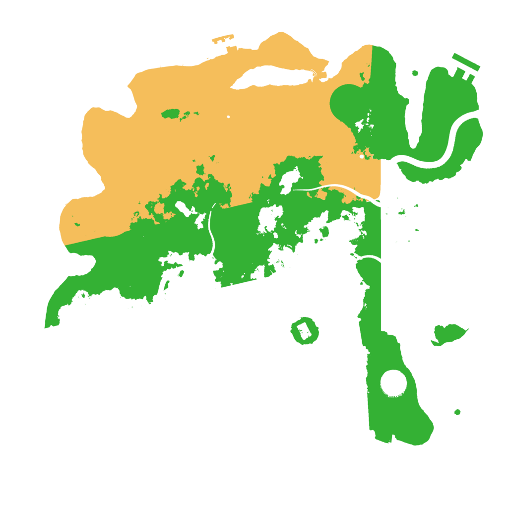 Biome Rust Map: Procedural Map, Size: 3500, Seed: 20211013