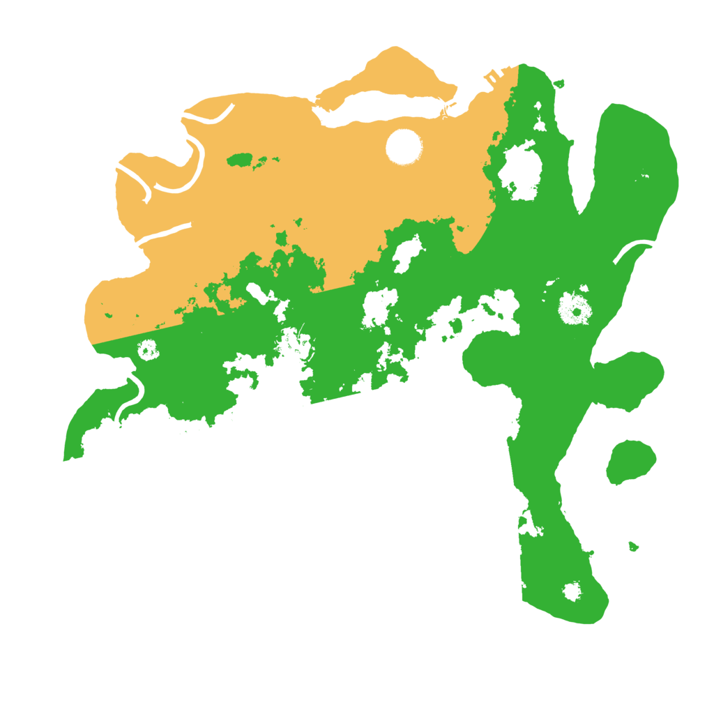 Biome Rust Map: Procedural Map, Size: 3500, Seed: 20211013