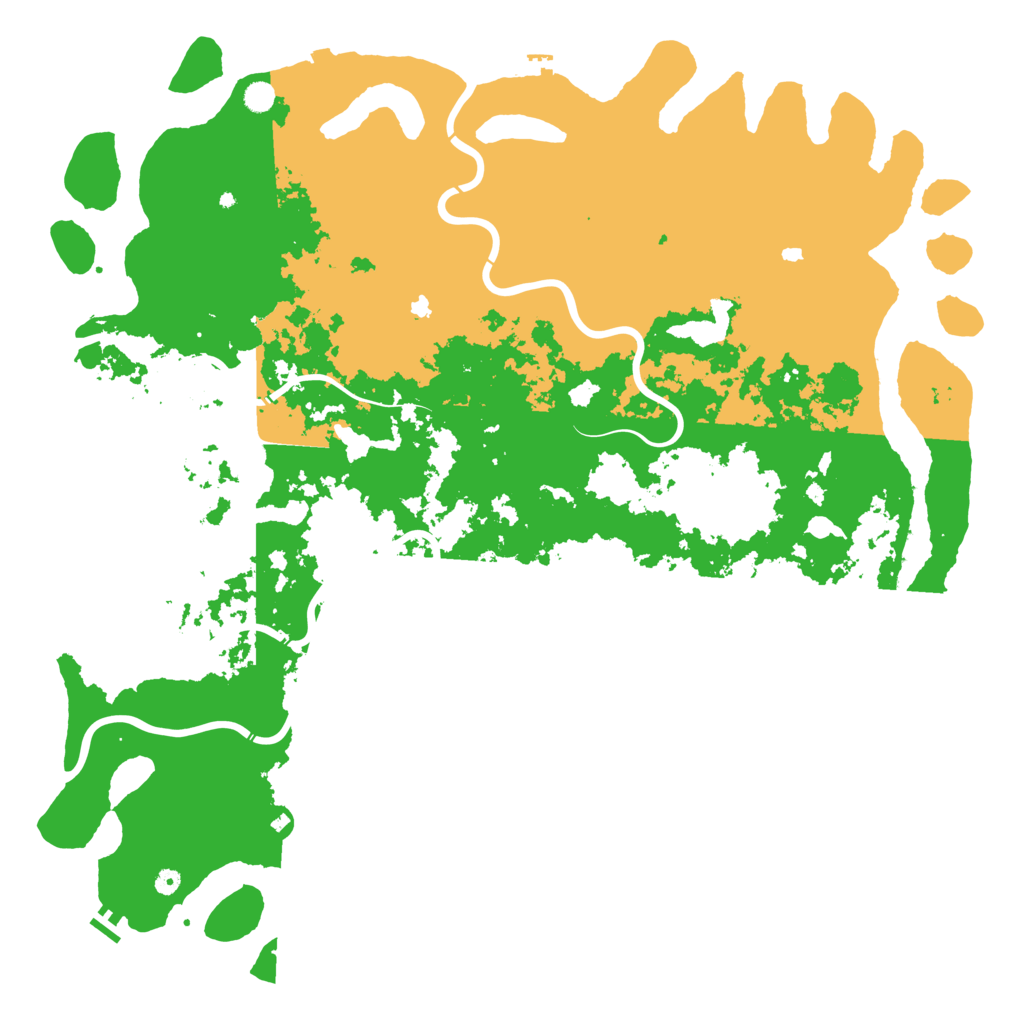 Biome Rust Map: Procedural Map, Size: 6000, Seed: 7573883
